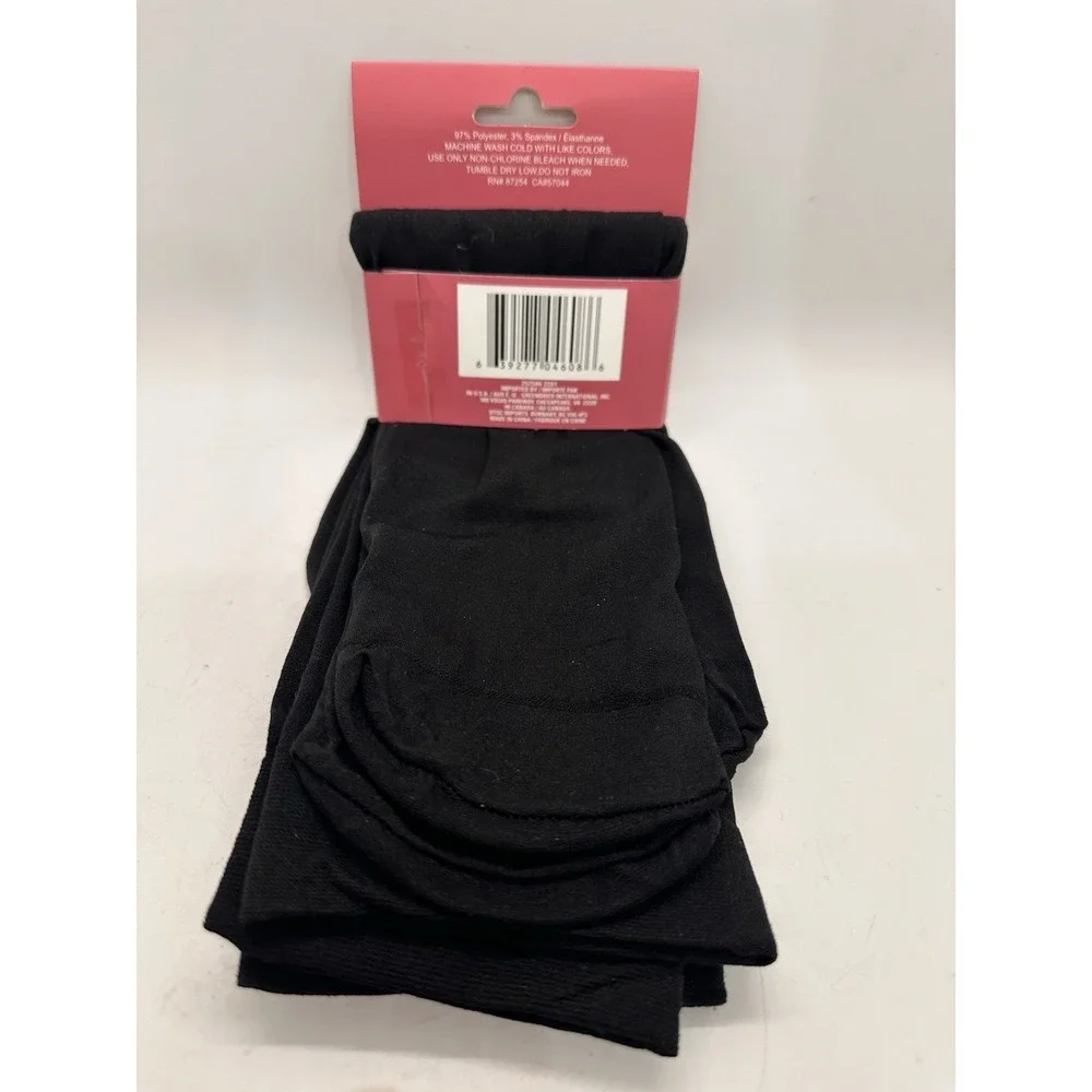 Juncture Womens Trouser Socks 2 Pair Black Size 4-8 Dress Socks New
